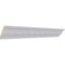 Ekena Millwork 2 3/8"H x 2 3/8"P x 3 1/4"F x 94 1/2"L, (1 1/2" Repeat), Nadia Crown Moulding MLD02X02X03NA - alternate 3